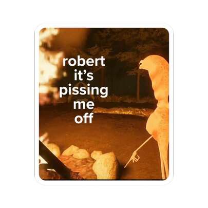 Marcus The Worm Sticker: VR Chat Robert Meme