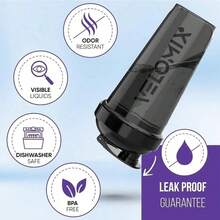 2 Pack 20oz Shaker Bottles With Stainless Steel Balls, Leakproof Odor Resistant For Protein Shakes, Gym & Travel, Durable For Daily Use, Easy To Clean, Perfect For Fitness Enthusiasts, Halloween Gift For Athletes, Essential Workout Accessories - 20盎司+28盎司 - 查看 3