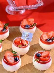 40/20/10 piezas Mini vasos de postre de plástico transparente, adecuados para helado, mousse, pudín, gelatina, aperitivos, excelentes para cumpleaños, bodas, recepciones, fiestas, días festivos y talla grande, ¡a tus invitados les encantarán!