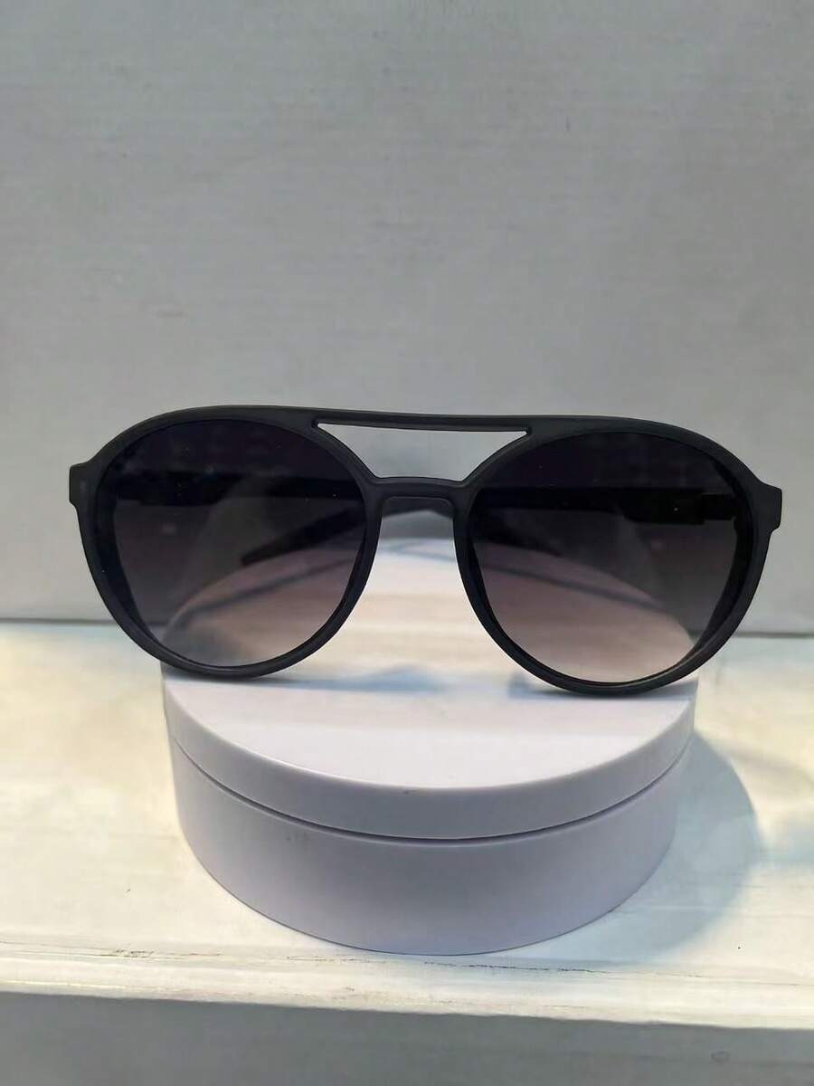 LL Otica Sunglasses Retro Driving Sunglasses Cross-Border Round Frame - Grey - View 1