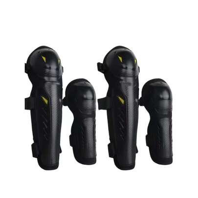 Rodilleras y Coderas Ajustables para Motocicleta para Hombres - Ajuste Cómodo con Hebilla Segura, Conjunto de Equipo de Protección Mejorado para Turismo Urbano