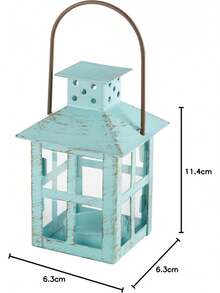 Kate Aspen Lámpara de Aspecto Antiguo, Azul - CH - Ver 5