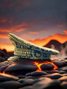 HongLuan 1 pieza Gorra de capitán con brillantes de estilo steampunk de poliéster para mujeres y hombres, gorra militar, sombrero de pirata, sombrero de fiesta, accesorios de pirata, adecuado para Halloween, cosplay, Navidad, bar, despedida de soltero