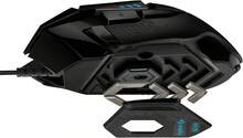 Logitech Mouse para juegos G502 HERO con personalización de iluminación RGB inteligente, diseño de equilibrio de peso ajustable y diseño elegante para una experiencia personalizada. - Negro - Ver 7