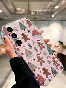 Funda para  con temática navideña adecuada para las series  16E/15/14/13/12/11/PRO/PLUS/PROMAX/MINI, compatible con las series  S/A/M/NOTE,  S/G/EDGE/E, Transsion SPARK/HANTOM/CAMON/INFINIX, las series Honor 400/PLAY/X/Y, las series OPPO Reno/A/F y los modelos de las series  14/Redmi/POCO/NOTE. Transparente, sencilla, elegante y duradera, fabricada con material TPU protector. Diseñada específicamente para Navidad, pero apta para cualquier ocasión festiva, lo que la convierte en una opción ideal para uso personal o como regalo. - transparente - Ver 7
