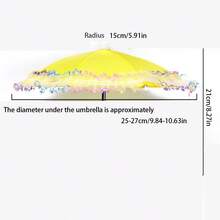 1PC Cute Lace Mini Umbrella, Prop Umbrella, Ceiling Decoration Mini Umbrella, Mini Dancing Umbrella, Photo Prop Umbrella - Multicolor - View 10