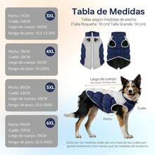 Chaleco para Perros, Chaqueta Impermeable y a Prueba de Viento, Ropa para Perros con Detalles Reflectantes, Chaqueta Ideal para Perros Medianos y Grandes en Climas Fríos - 3X-Grande - Ver 8