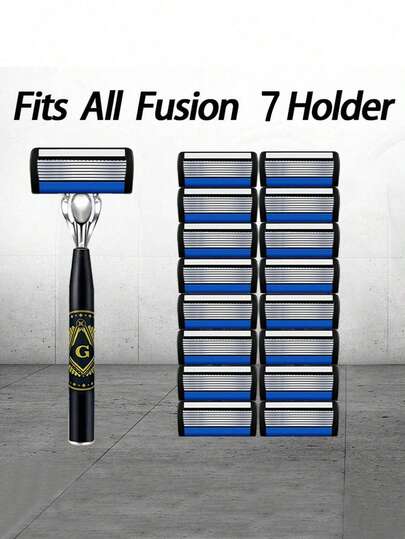 Nuovo rasoio manuale con sei strati di lame, design a 6 strati resistente ai graffi, lame in acciaio inossidabile affilate