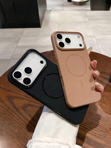 奢华防震磨砂软TPU磁吸手机壳，兼容 Air 17 16 15 14 13 12 11Pro Max，支持磁吸无线充电 - 白色 - 查看 7