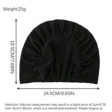 Sleek Design, Breathable Mesh Black Undercap For Women - Elastic, Lightweight & Portable |   Fashionable Polyester Hair Cap