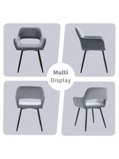 Dining Chairs, Vanity Chair, Thickened Cushions, Padded Seats, Bureau Lounge Elegante Chairs Can Be Combined Any Table, Must Have In The Restaurant view 7