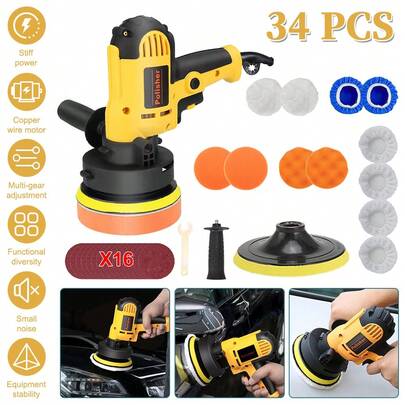 Buffer Polisher, Rotary Buffer Polisher Waxer,Buffing Machine For Car Boat Sanding Polishing Waxing