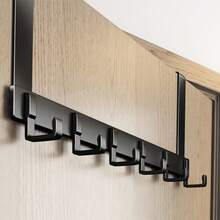 New Punch-Free Door Hooks, Over-The-Door Hangers, Extended Door-Mounted Clothes Hanging Racks, A Must-Have For Hanging Clothes. They Are Perfect For Bedroom Storage And Organization. - Multicolor - View 10