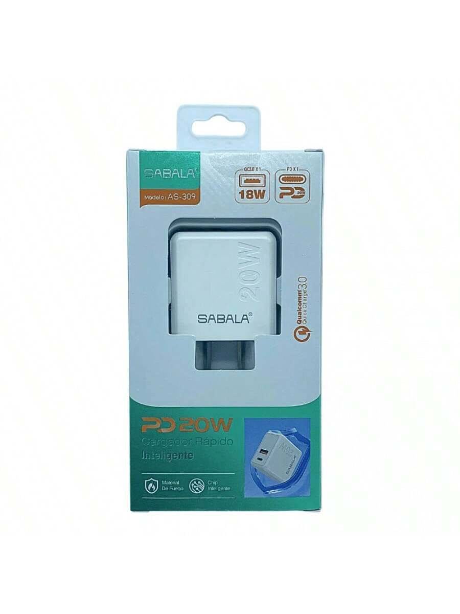 CARGADOR SABALA S/C, ENTRADA TC/USB, 20W