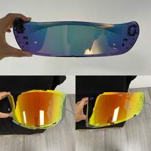 V14 头盔镜片遮阳板，适用于 MT V14 Aevenge1/2、Blade1/2、Targo、Targo Pro、Rapide 头盔遮阳板，PC 材质，抗紫外线，视野清晰，强度高 - 均碼 - 查看 14