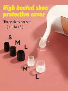 5 Peças Protetores de Salto Alto, Almofadas Antiderrapantes e Redutoras de Ruído