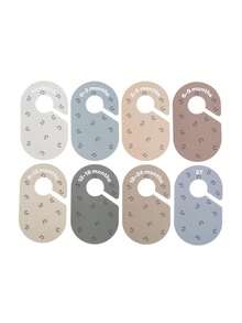 8 piezas/set Divisores de armario para bebé - Separadores de percha de madera de doble cara para organizar la ropa del bebé, organizador de armario para bebé, organización de la guardería para ropa de bebé recién nacido a 2 años, niño y niña, regalo de ducha de bebé, decoraciones para la habitación - Multicolor - Ver 6