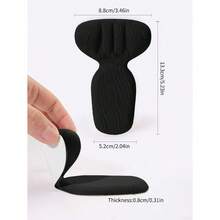 1 Pair/2 Pairs Heel Grips Liner Cushions Inserts For Loose Shoes, Heel Pads Snugs For Shoe Too Big Men Women, Filler Improved Shoe Fit And Comfort, Prevent Heel  And Blister  Plain    Basics  Cute    Plain / Plain Toe