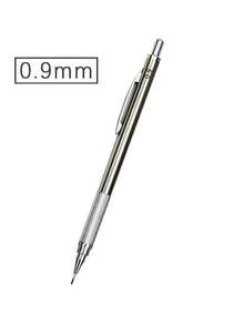 1 Stück Metall Automatikstift mit Druckknopf und niedrigem Schwerpunkt zum Zeichnen und Skizzieren, nachfüllbar