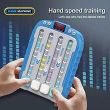 Máquina de juego de empuje de ritmo musical electrónico, juguete de empuje de presión rápida de viaje portátil, rompecabezas de autismo con juguete ligero para regalo - Multicolor - Ver 6