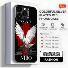 Funda de teléfono N-NIRO O-OX7 para 17, 16, 15, 14, 13, 12, 11, Pro, MAX, plus, cubierta negra mate a prueba de golpes - z7 - Ver 9