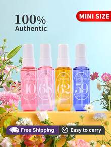 Sol De Janeiro Cheirosa Perfume Mist Set,Perfume Set For Women,Cheirosa 40,  59,  62,  68, (30ml/ 1 Fl.Oz) Each SET,Mini Travel Size,[ Perfect For Use On The Road] - 4件組(30毫升*4件) - 查看 1