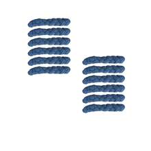 12PCS Cheesecloth Chair Sashes, Wedding Aisle Decorations Chair Bows Sashes Designed, Universal Chair Covers Chair Sash For Wedding Reception Party Hotel Event Decoration - Multicolor - View 25