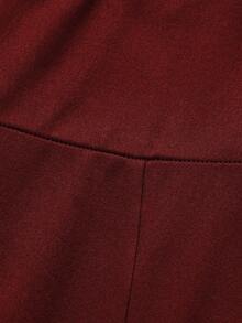 Đầm dài ngang gối ôm sát không tay, chất liệu cao cấp, có cổ áo, kiểu dáng chữ A, dành cho nữ, thích hợp cho mùa xuân. - Màu Đỏ Sâu - Xem 11