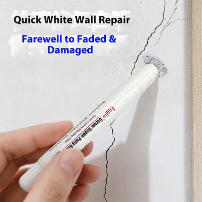 1pc Wall Corner Repair Wall Filler For Pits And Cracks Hole Filler For Nail Marks Marker Pen For Wall Touch-Ups, School, Home & Office Supplies