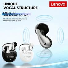 Lenovo ERAZER HT58 Semi In Ear Headphones, Noise Cancelling Headphones For Listening To Music And Playing Games, Comfortable To Wear And Not Tiring To Wear For A Long Time - one-size - View 11