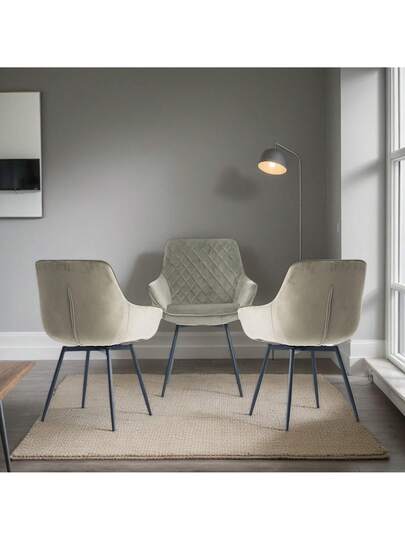 Dining Chairs, Vanity Chair, Thickened Cushions, Padded Seats, Bureau Lounge Elegante Chairs That Can Be Combined Any Table, Kitchen view 2