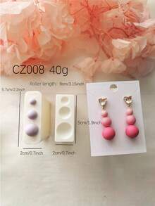 3D Lrregular Ellipsoid Polymer Clay Cutting Molds Cutters Shape For DlY Earrings Jewelry Decoration Making