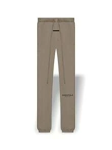 Essentials Quần dã ngoại Unisex màu nâu xám SS21 Nhẹ, mềm mại, thoáng khí, thân thiện với da, ôm vừa vặn, cạp chun, dễ giặt, màu trơn, đa năng, mặc hàng ngày, tập gym, du lịch, dã ngoại mùa xuân, đi làm, màu nâu xám 130SP212006F - Nâu xám - Xem 1
