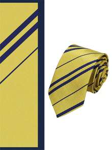 1 件女士时尚街头风格条纹休闲腰带（6 厘米），英国学院风条纹针织领带，派对服装配饰，衬衫装饰，创意空间桌面装饰，生日惊喜，圣诞节，万圣节礼物，适合送给家人和朋友