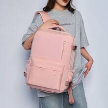 1 Large-Capacity Student Backpack, Schoolbag, Travel Bag, Multi-Functional Business Bag, Computer Backpack School Bag Bookbag