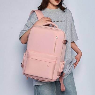 1 Large-Capacity Student Backpack, Schoolbag, Travel Bag, Multi-Functional Business Bag, Computer Backpack School Bag Bookbag