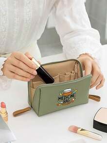 彩色设计医用化妆包 - 医用包、洗漱包、旅行必备品、馈赠亲友的理想礼物、个人护理收纳包 | 趣味设计，便携式拉链旅行洗漱包，符合航空标准，可存放药品、医疗包、旅行药品收纳包、户外急救包 - 彩色 - 查看 9