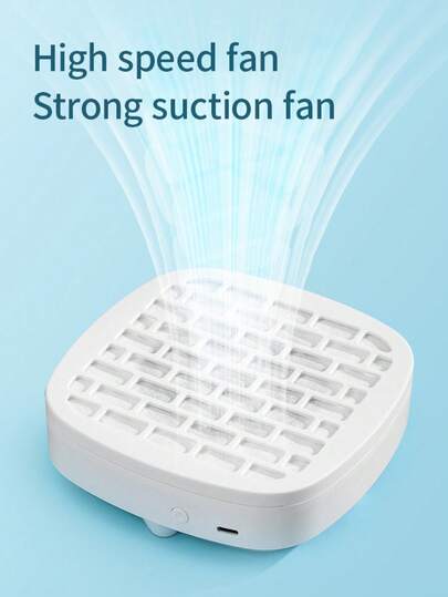 Professional Nail Dust Collector, Mini USB Vacuum & Extractor Fan For Acrylic Nails, Portable Manicure Dust Cleaner For Home & Salon Use