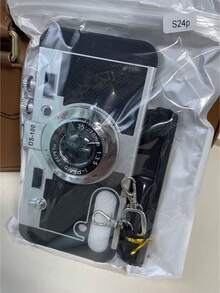 Funda de teléfono en forma de cámara 3D cruzada divertida compatible con iPhone 14 Pro Max, compatible con Apple 13 con cordón, compatible con iPhone 11/12/X/Xs/Xr/Xs Max resistente al agua, a los golpes y a los arañazos