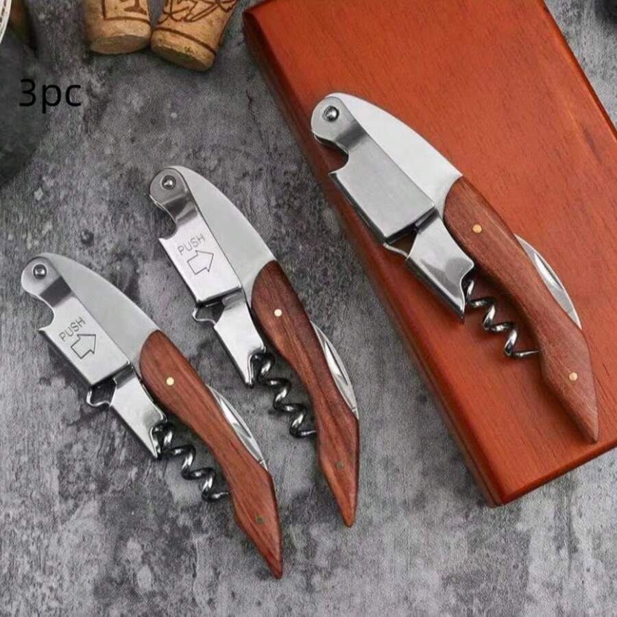 Abridor de botellas multifuncional en forma de caballito de mar, abridor de vino de acero inoxidable, sacacorchos, abridor de cerveza, herramienta portátil para el hogar