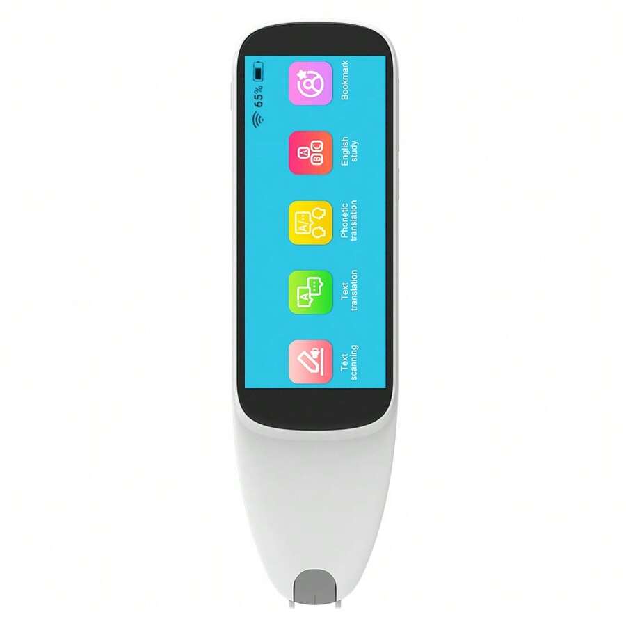 Lápiz traductor y bolígrafo de lectura y escáner de más de 112 idiomas, rotulador digital OCR para dislexia, estudiantes y profesionales - Blanco - Ver 1