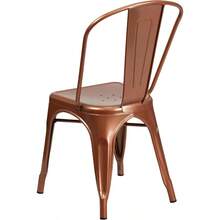 Commercial Grade Copper Metal Indoor-Outdoor Stackable Chair - Copper - View 7