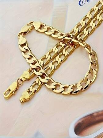 Fashionable Bestselling Necklace & Bracelet Jewelry Set For Men & Women