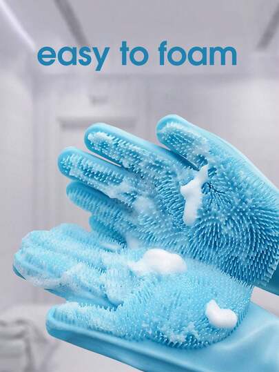 Multi Functional Pet Bath And Beauty Gloves, Pet Dog And Cat Bath Gloves, Bath Brush, Pet Bath Massage And Hair Removal Gloves, Scrubbing Brush, Hair Removal And Beauty Tools, Scratch Resistant Silicone Bath Brush Supplies, Pet Dog Bath Gloves, Pet Brush Bath Massage Brush, Dog Friction Bath Supplies