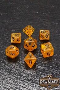 RAWBLADE - Ensemble de dés multicolores (RW-GL12) - Orange - Voir 2