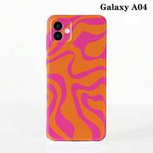 1 件极简主义电影不对称拼布图案硬质手机壳，表面光滑，适用于 11/12/13/14/15/16 Pro Max - 彩色 - 查看 37