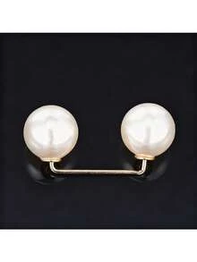 4 Packs Pearl Jeans Ankle Clips, Chest Anti-Exposure Pins, Anti-Stepping Slipper Buckles, Trouser Length Adjusters, Christmas Gifts, Pants And Skirt Clothing Pins - Multicolor - View 10