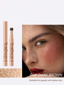 1 Peça Caneta Carimbo de Sardas com Aparência Natural, À Prova d'Água, Secagem Rápida, à Prova de Borrões para Mulheres