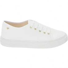 Kit 2 Women's Sneakers Heart Pendant Casual Comfortable Slip On - Đen và trắng - Xem 6