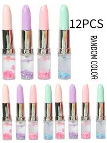 1pc/4pcs/8pcs/12pcs Creative Stationery Set, Including Neutral Pens, Cute Pens, Fresh Liquid Pens, Random Color - Multicolor - View 8